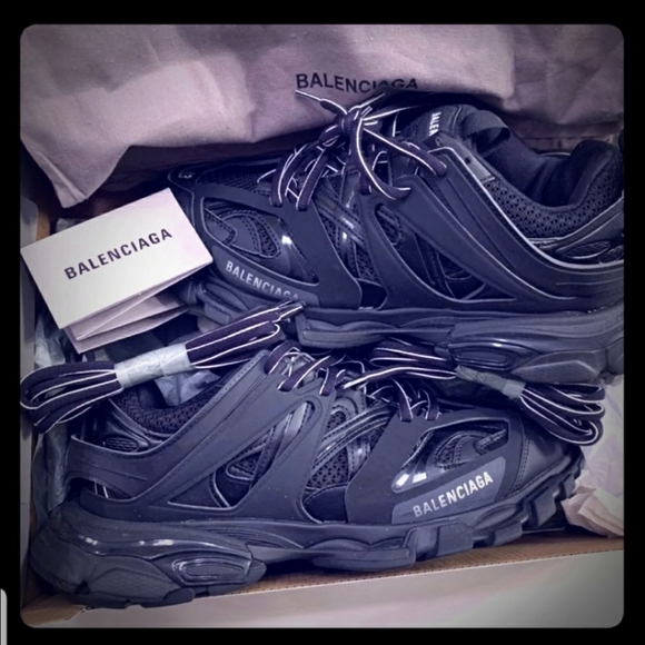 used balenciaga track sneakers